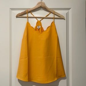 Jcrew yellow shirt
